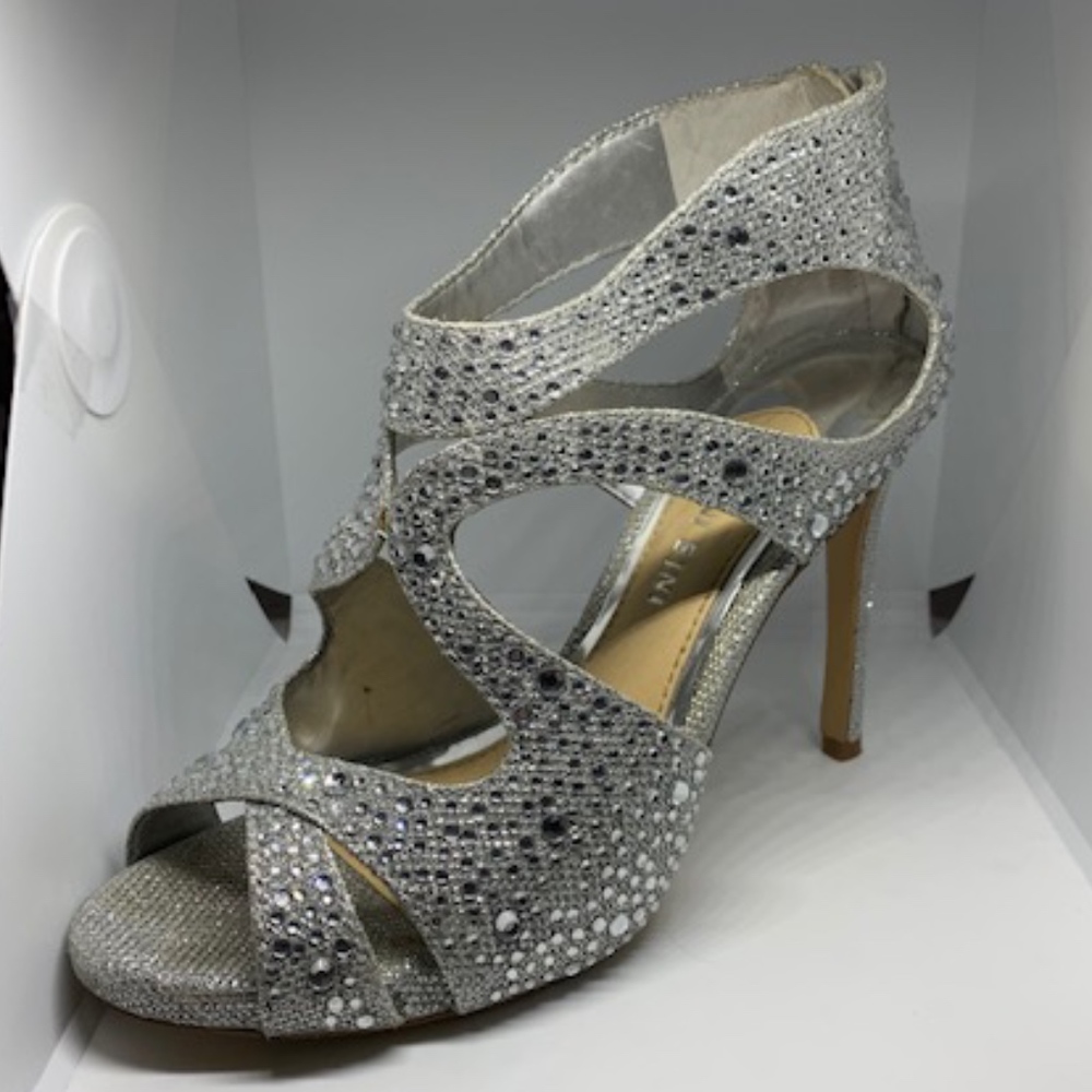 Gianni Bini Silver High Heels